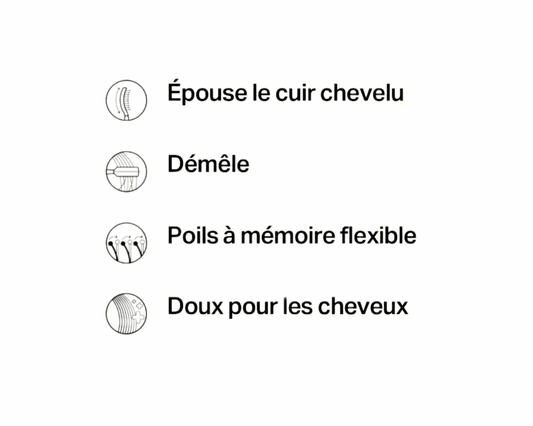 Brosse Démêlante anti - casse Professionnelle - MEILLEUR LISSAGE