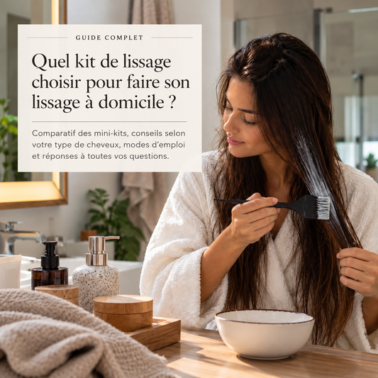 Lissage à domicile - mini kits lissage professionnel 