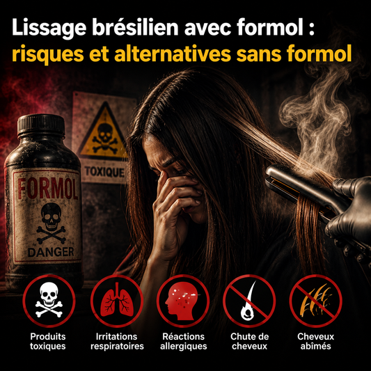 Pourquoi éviter le lissage brésilien avec formol : dangers, risques pour la santé et alternatives de lissage sans formol