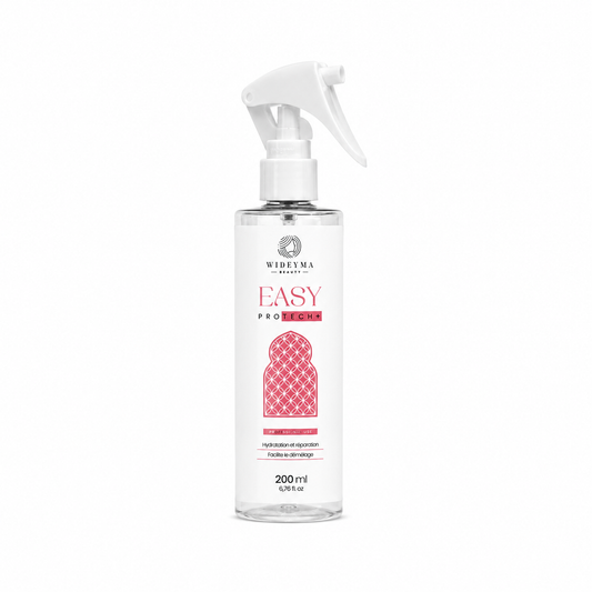 Spray thermoprotecteur cheveux 230°C Easy Protect Wideyma Beauty 200 ml – soin sans rinçage, démêlant professionnel, protection thermique et réparation capillaire