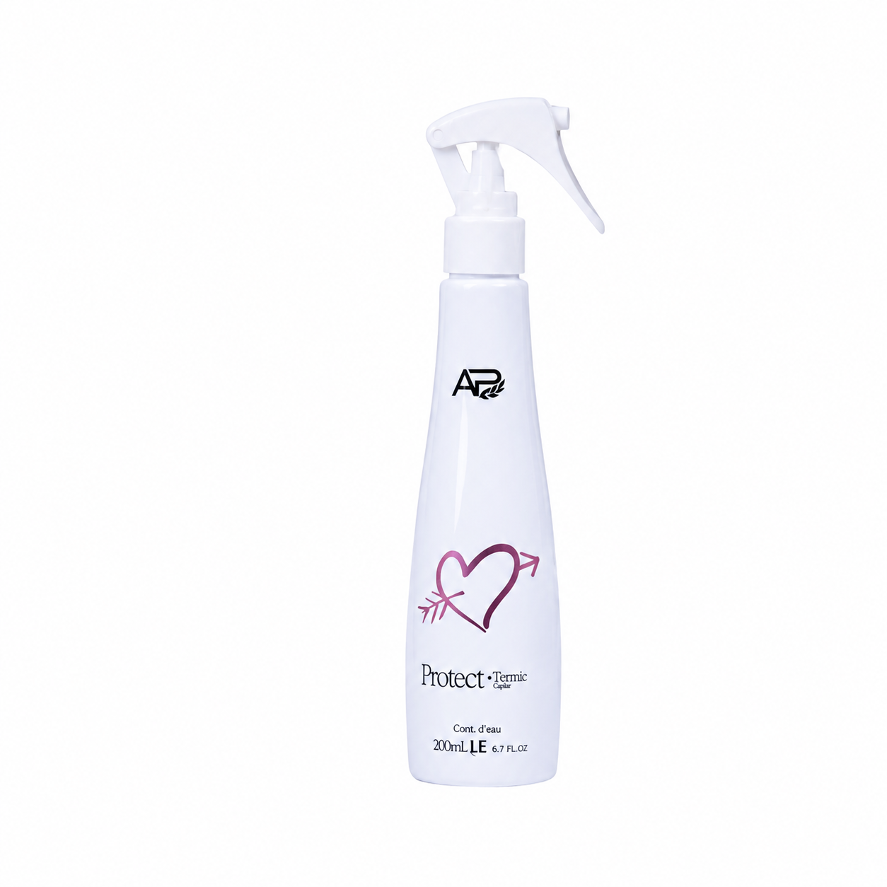 Protecteur de chaleur cheveux sans rinçage Ana Paula Carvalho Protect Love 200 ml, spray thermo protecteur pour brushing, lissage, sèche-cheveux, cheveux brillants et anti-frisottis
