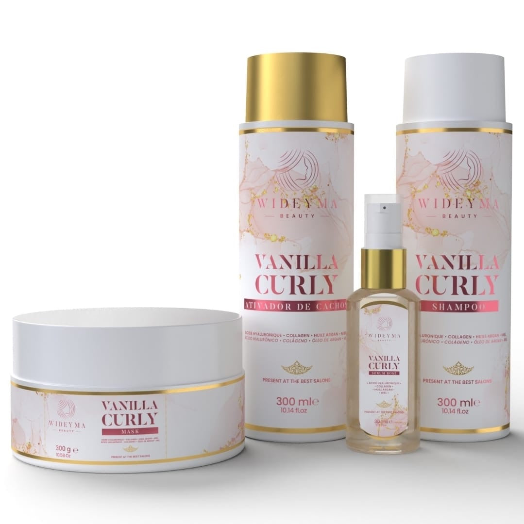 kit cheveux bouclés professionnel Vania Curly hydratation définition des boucles anti-frisottis