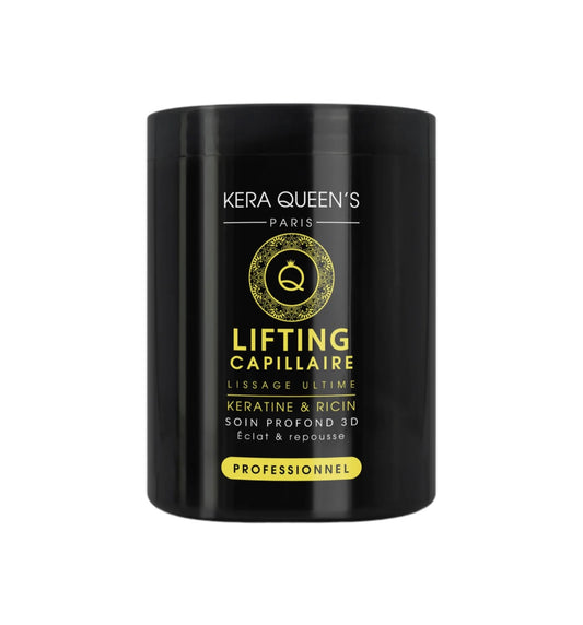 Botox Capillaire Non Lissant Huile de Ricin & Kératine - Soin fortifiant & Densité