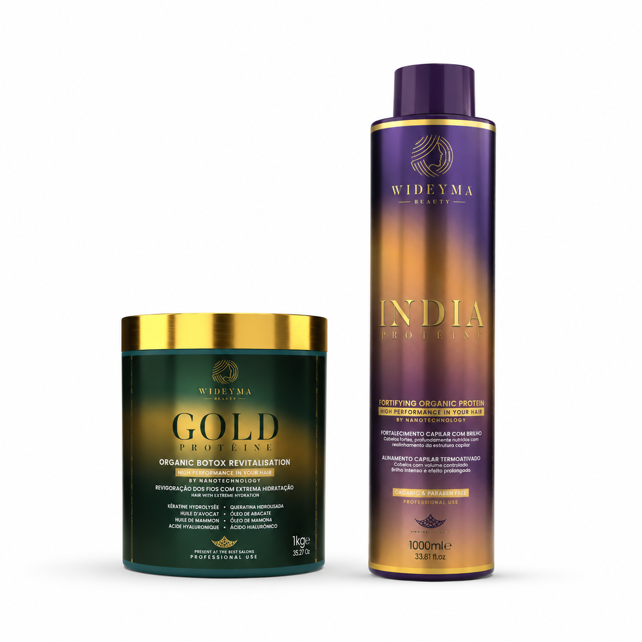 Lissage indien et Botox Gold Wideyma 