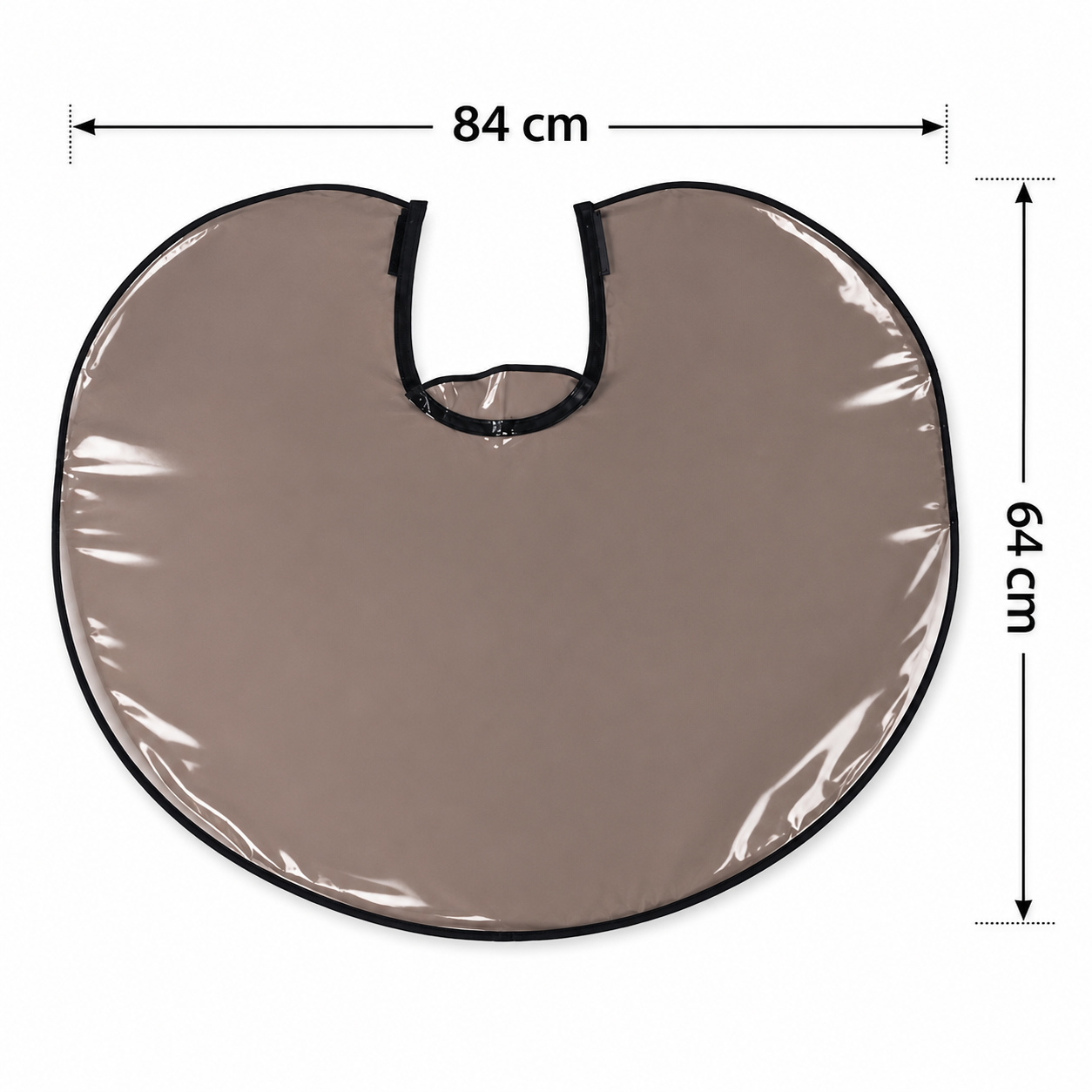 Cape de coupe professionnelle imperméable pour coiffure, idéale pour les colorations, les lissages, les soins capillaires et la coupe de cheveux, protège efficacement les vêtements.