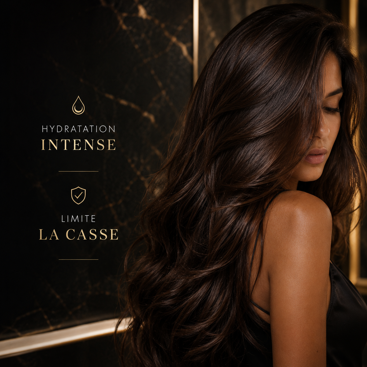 Botox capillaire kératine intense professionnel, hydratation profonde et anti-casse pour cheveux secs, fragiles et déshydratés, soin réparateur non lissant pour une chevelure brillante, souple et visiblement plus saine.