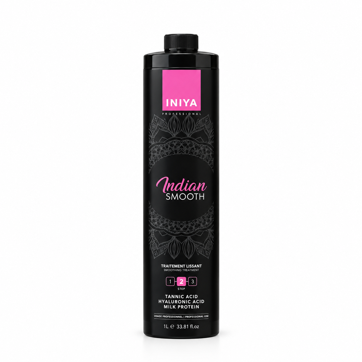 Lissage Iniya indien et tanin 1L professionnel à l’acide hyaluronique – Indian Smooth