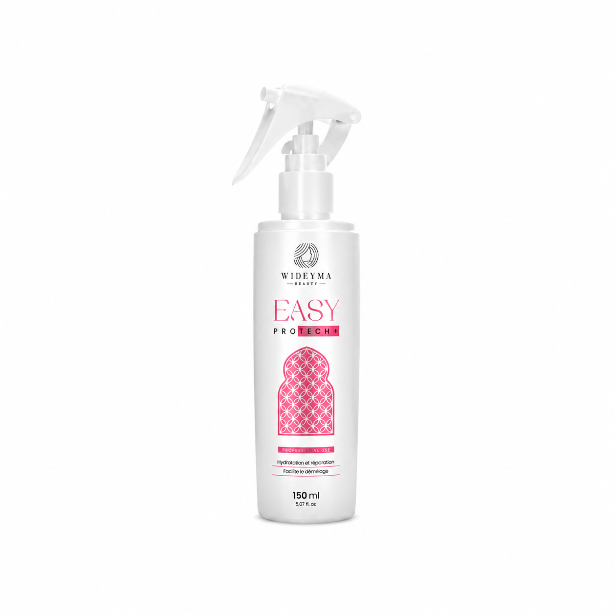 Spray thermoprotecteur cheveux 230°C Easy Protect Wideyma Beauty 150 ml – soin sans rinçage, démêlant professionnel, protection thermique et réparation capillaire